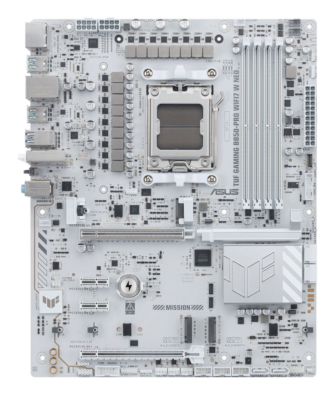 ASUS TUF GAMING B850-PRO WIFI7 W NEO AMD B850 Socket AM5 ATX - Image 1