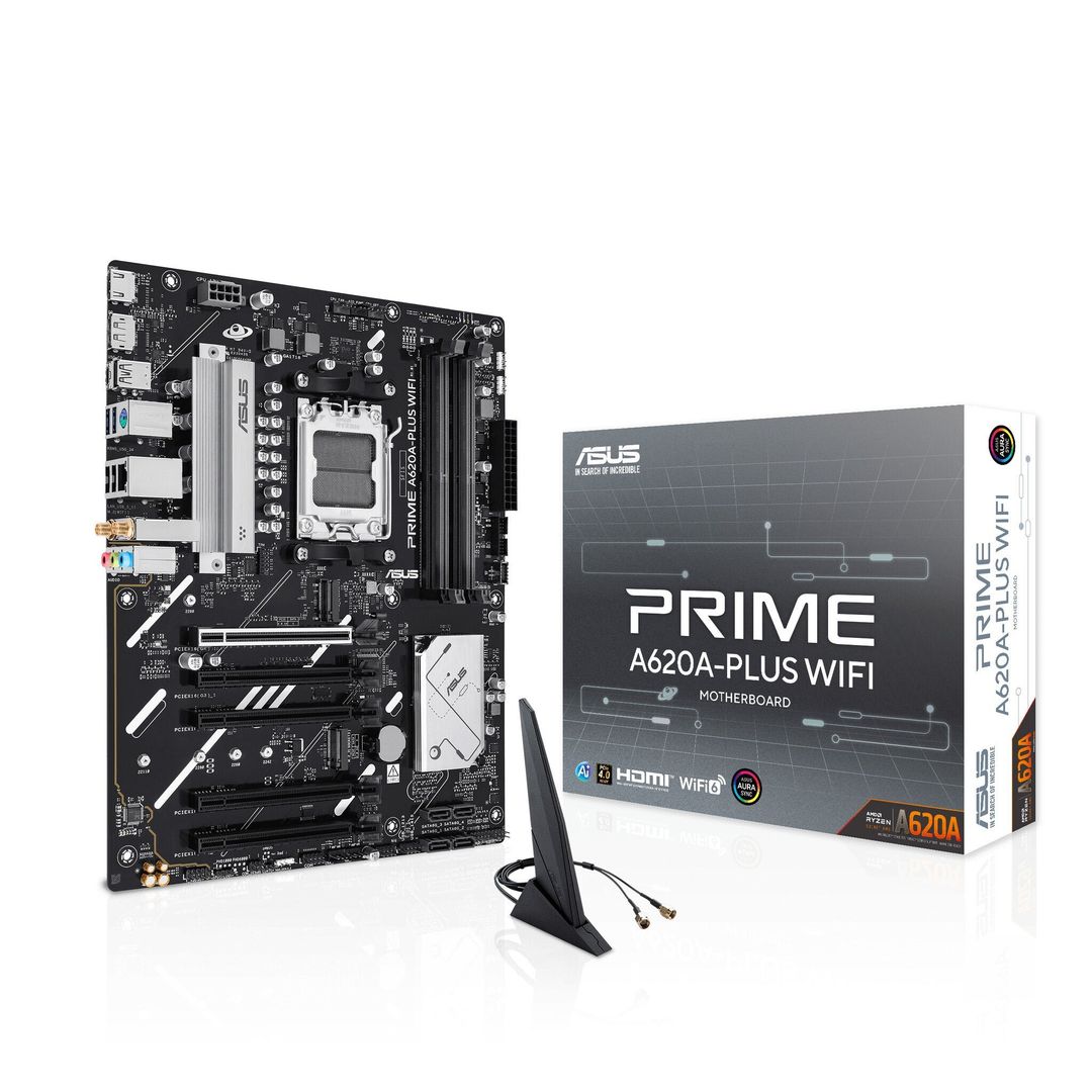 ASUS PRIME A620A-PLUS WIFI AMD A620A Socket AM5 ATX - Image 1