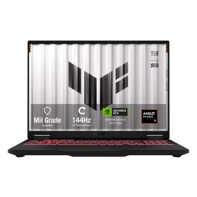 ASUS TUF Gaming A16 FA608UMI-TU168W AMD Ryzen 7 260 Laptop 40.6 cm (16") WUXGA 16 GB DDR5-SDRAM 1 TB SSD NVIDIA GeForce RTX 5060 Laptop GPU Wi-Fi 6E (802.11ax) Windows 11 Home Grey - Thumbnail 2