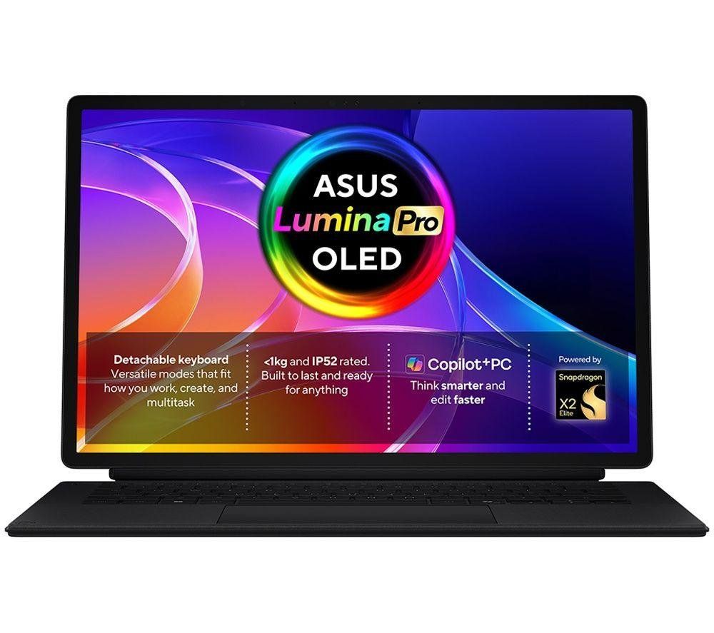 ASUS ProArt PZ14 OLED 14" Laptop, Copilot PC - Snapdragon X2 Elite, 1 TB SSD, Nano Black, Black - Image 1