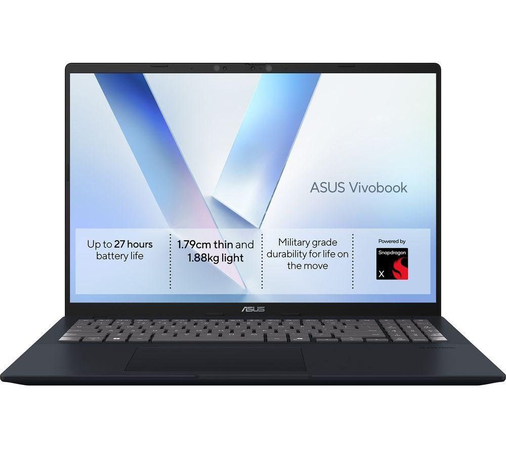 ASUS Vivobook 16 16" Laptop - Snapdragon X, 256 GB SSD, Blue, Blue - Image 1