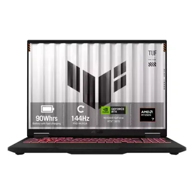 ASUS TUF Gaming A16 FA608UP-TU131W AMD Ryzen™ 7 260 Laptop 40.6 cm (16") WUXGA 16 GB DDR5-SDRAM 1 TB SSD NVIDIA® GeForce RTX™ 5070 Laptop GPU Wi-Fi 6E (802.11ax) Windows 11 Home Grey QWERTZ German - Thumbnail 2