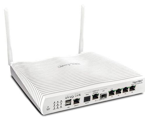 DrayTek Vigor 2867be Multi-Gigabit Multi-WAN Wi-Fi 7 VDSL & FTTP Firewall VPN Router