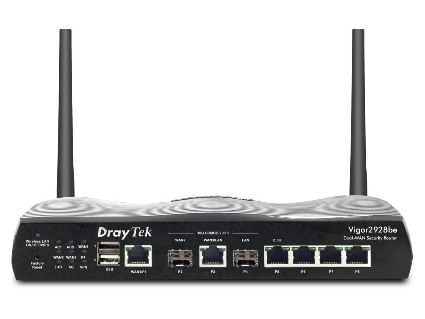 DrayTek Vigor 2928 Multi-Gigabit Multi-WAN FTTP Firewall VPN Router with BE7200 Wireless - Image 1