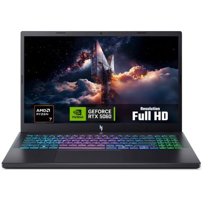 Acer Nitro V 15 V15 (ANV15-A31) gaming laptop - AMD Ryzen 7 170, NVIDIA RTX 5060, 15.6" 165Hz Full HD (1920x1080), 16GB DDR5, 512GB SSD