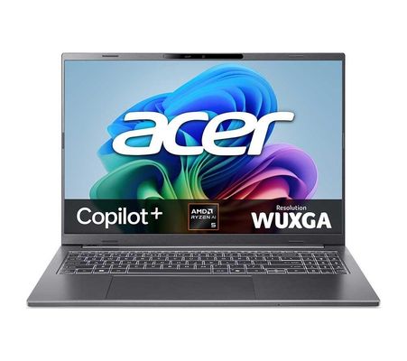 Acer Aspire 16 AI, A16-61M, Laptop, 16", AMD Ryzen AI 5, 16GB RAM, 512GB SSD, Grey - Thumbnail 2