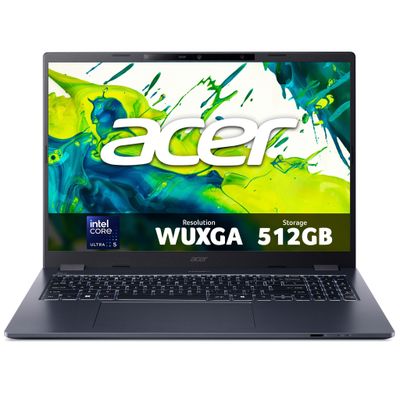 Acer TravelMate P4 16 Laptop (NX.BFSEK.005) - Intel Core Ultra 5, 16GB RAM, 512GB SSD, Windows 11 Pro