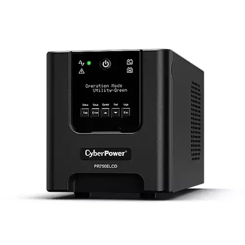 CyberPower PR750ELCD uninterruptible power supply (UPS) Line-Interactive 0.75 kVA 675 W 6 AC outlet(s) - Image 1