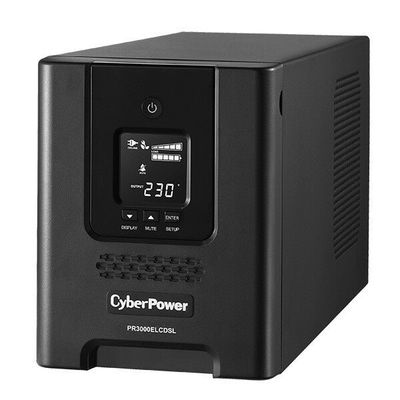 CyberPower PR3000ELCDSL uninterruptible power supply (UPS) Line-Interactive 3 kVA 2700 W 9 AC outlet(s) - Thumbnail 2