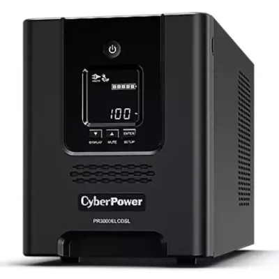 CyberPower PR3000ELCDSL uninterruptible power supply (UPS) Line-Interactive 3 kVA 2700 W 9 AC outlet(s)