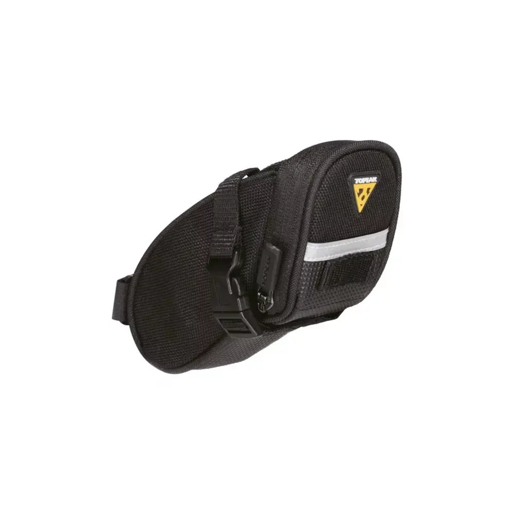 Topeak Aero Wedge Saddlebag with Strap Black - Image 1