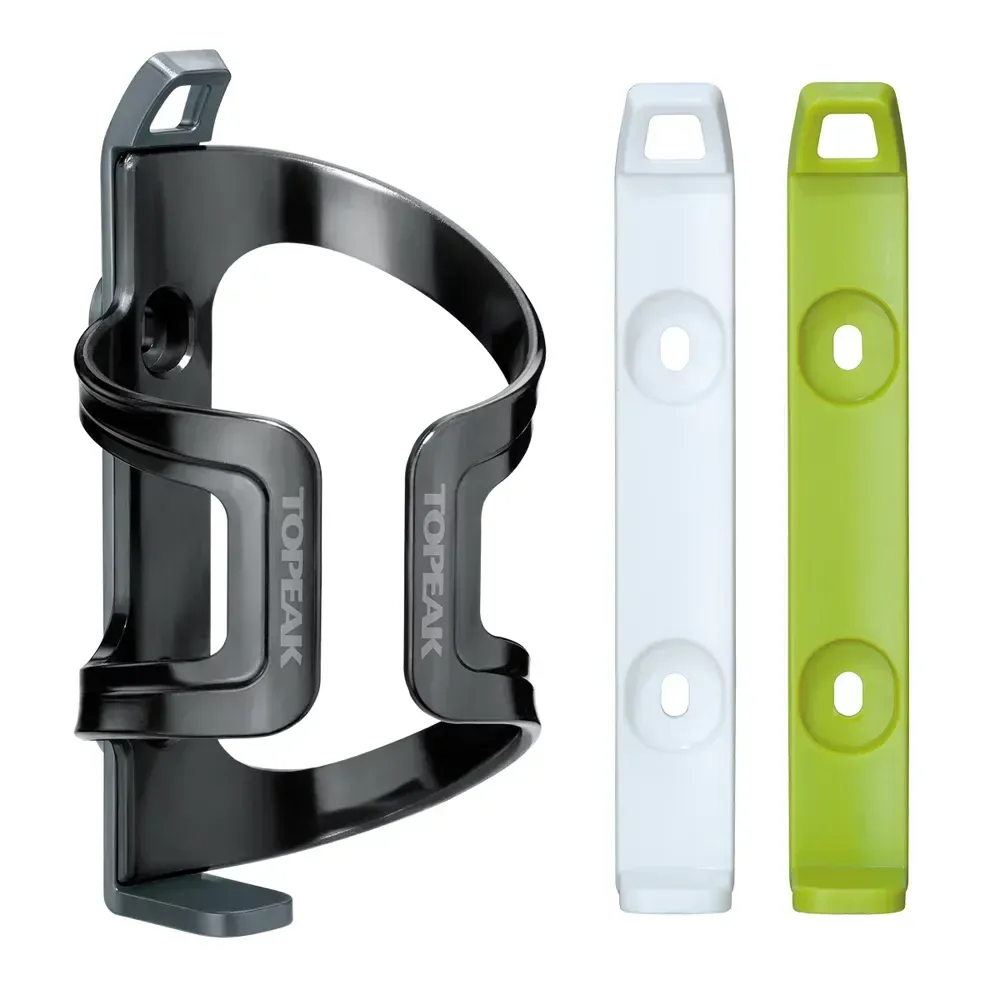 Topeak Dualside Bottle Cage EX Grey/White/Green - Image 1