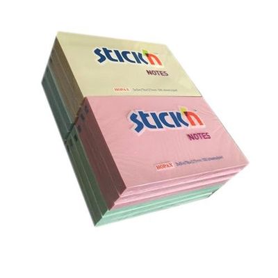 Valuex Stickn Sticky Notes 76X127mm 100 Sheets Pastel Colours (Pack 12) 21330
