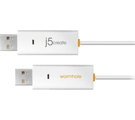 j5create JUC400 Wormhole Switch - Windows & Mac White 1.8 m