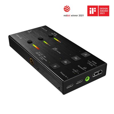 j5create JVA06 Dual HDMI Video Capture Card 1920*1080 Video Capture Resolution 3 x HDMI ports and 2 x USB ports Black