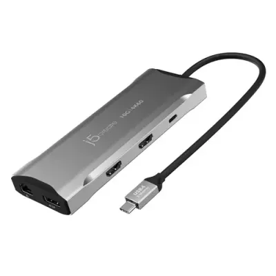 j5create JCD397-N 4K60 Elite USB-C Multi-Monitor Mini Dock - Thumbnail 2