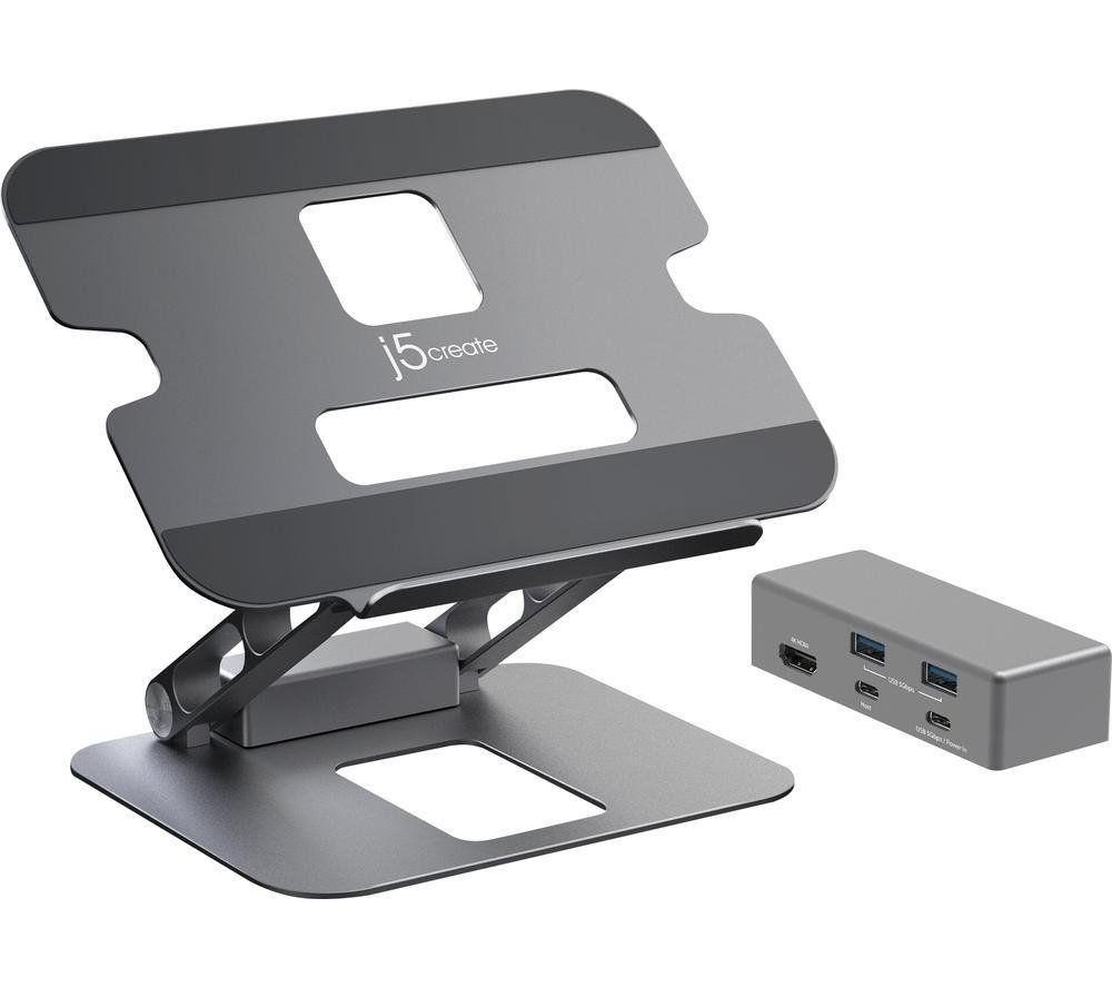 j5create JTS327 Multi-Angle 4K Docking Stand - Image 1
