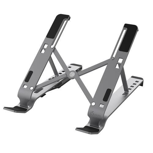 J5CREATE JTS223 Multi-Angle Stand & USB Docking Station - Space Grey, Silver/Grey - Image 1