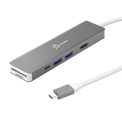 j5create JCD390 4K60 Elite USB-C 10Gbps Multi-Adapter Black - Thumbnail 2