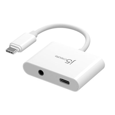 j5create JCA122 USB-C to 3.5mm Audio Adapter with Power Delivery Black - Thumbnail 2