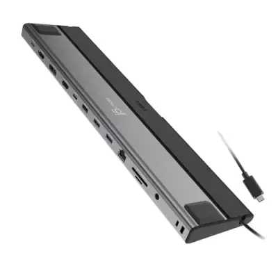 j5create JCD554 USB4 Triple 4K Display Docking Station Black