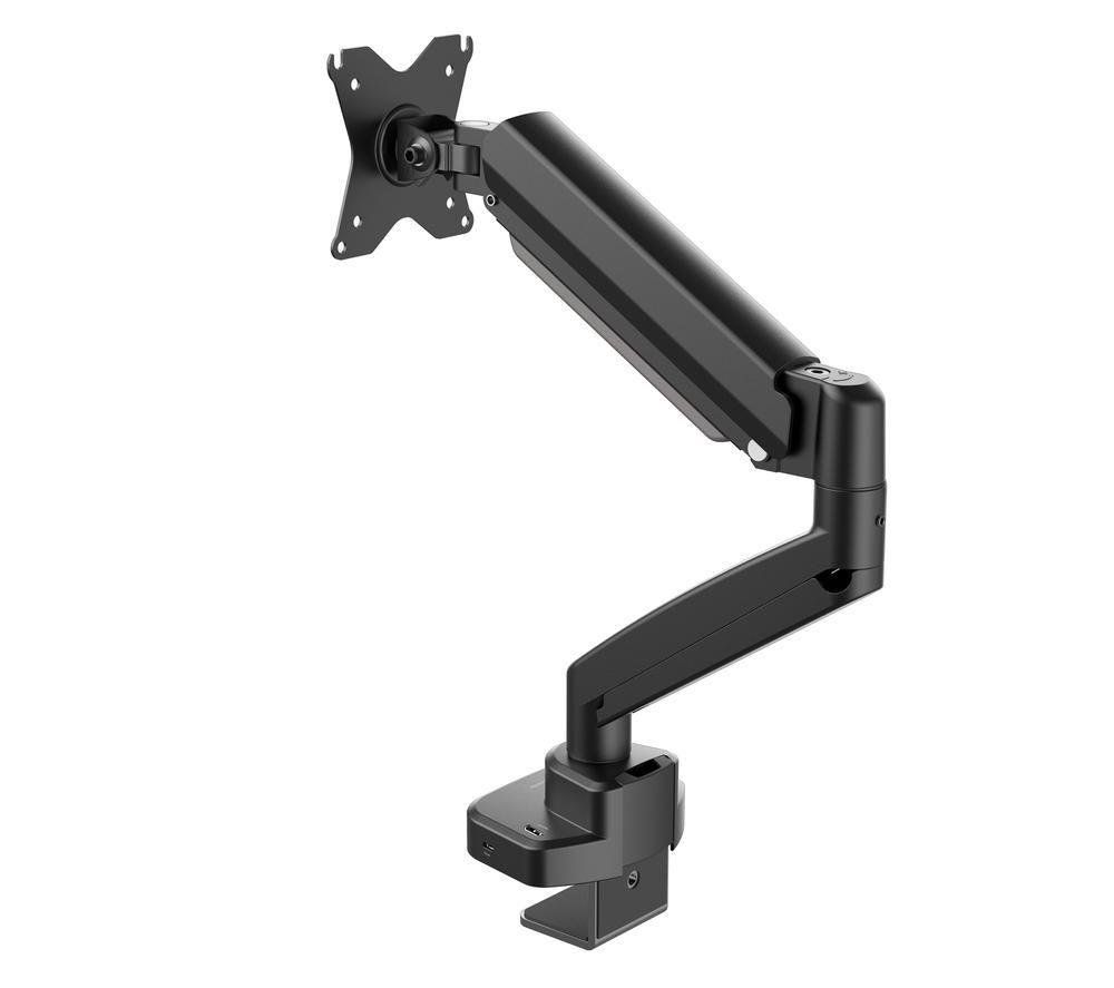 j5create JTSA301 Ergonomic Monitor Mount with Dock Black - Image 1