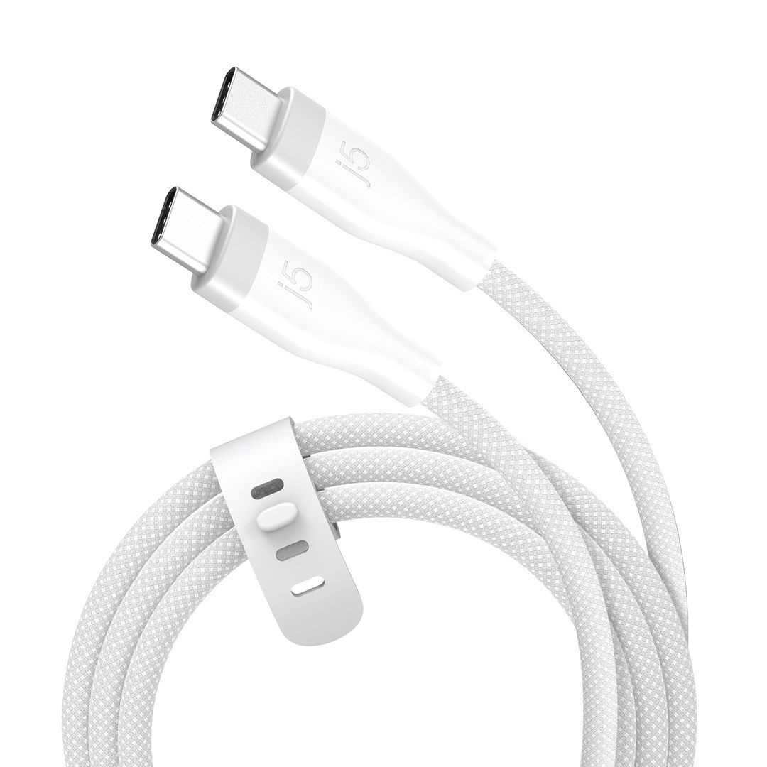 j5create JUCX18L18W USB-C® 60W Ultra Soft Double-Braided Fast Charging - Image 1