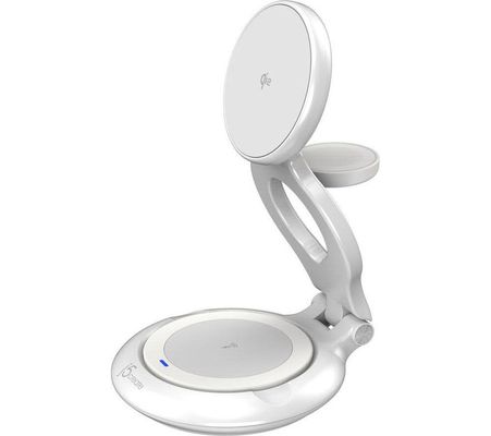 j5create Qi2 3-in-1 Magnetic Foldable Wireless Charging Station