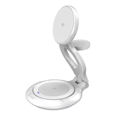 j5create Qi2 3-in-1 Magnetic Foldable Wireless Charging Station - Thumbnail 2