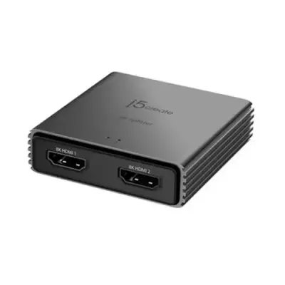 j5create JDSH812 8K HDMI™ 2.1 2-Way Splitter - Thumbnail 2
