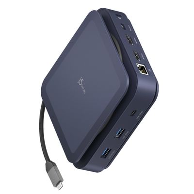 j5create JCD3196 Type-C Dock Dual 4K HDMI Black - Thumbnail 2