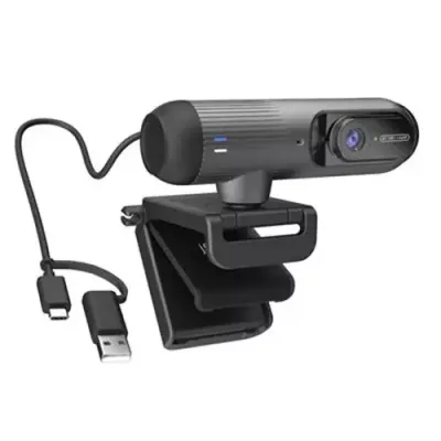 j5create JVU302 2K AI-Powered Webcam with Auto-Focus 5 MP 2560 x 1440 pixels 2K Ultra HD 60 fps USB-C Black