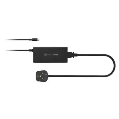 j5create JUP17140 140W GaN PD3.1 USB-C - UK. Product colour: Black