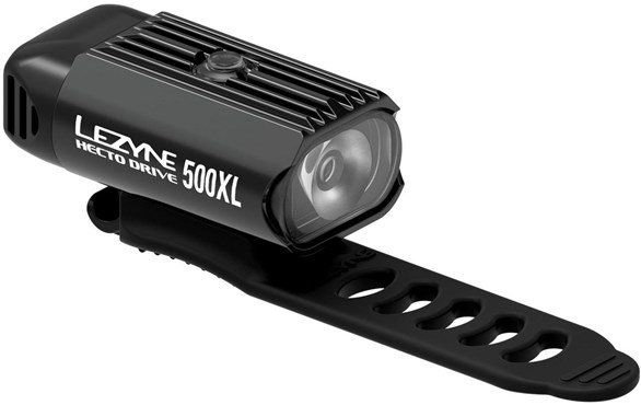 Lezyne Hecto Drive 500XL Front Light Black/Hi Gloss - Thumbnail 2