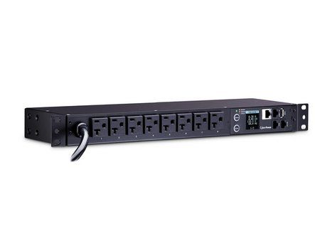 CyberPower PDU31406 power distribution unit (PDU) 8 AC outlet(s) 1U Black - Image 1