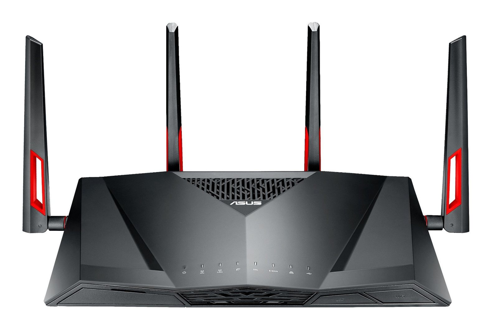ASUS DSL-AC88U wireless router Gigabit Ethernet Dual-band (2.4 GHz / 5 GHz) Black - Image 1