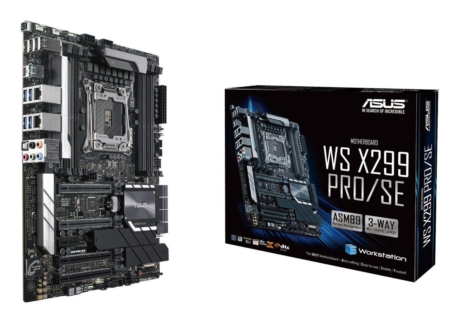 ASUS WS X299 PRO/SE Intel® X299 LGA 2066 (Socket R4) ATX - Image 1