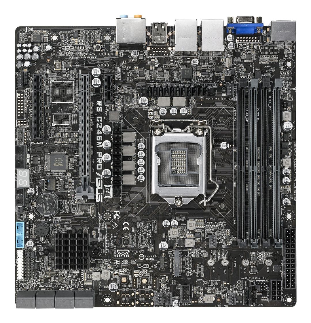 ASUS WS C246M PRO Intel C246 LGA 1151 (Socket H4) micro ATX - Image 1