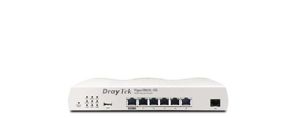 DrayTek V2865L-5G-K wired router Gigabit Ethernet - Image 1