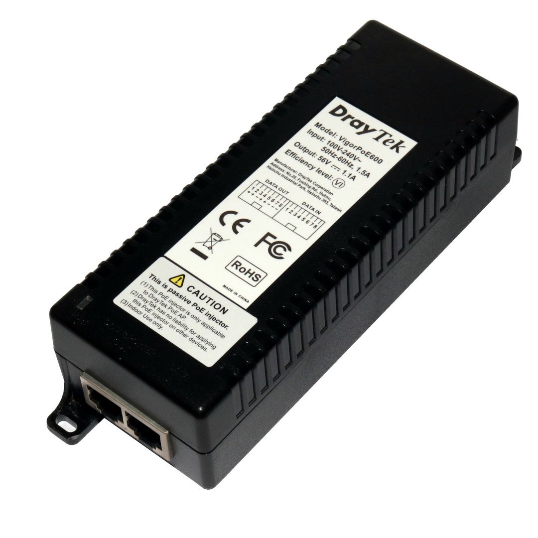 DrayTek POE600-K wireless access point accessory PoE injector - Image 1