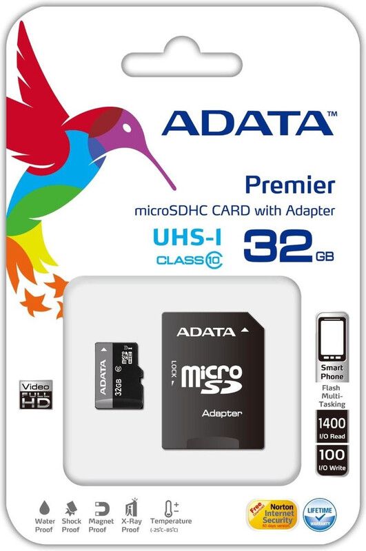 ADATA Premier microSDHC UHS-I U1 Class10 32GB - Image 1