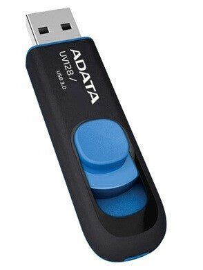 ADATA DashDrive UV128 32GB USB flash drive USB Type-A 3.2 Gen 1 (3.1 Gen 1) Black Blue - Image 1