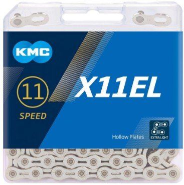 KMC X11-EL Extra Light 11 Speed Chain - Silver