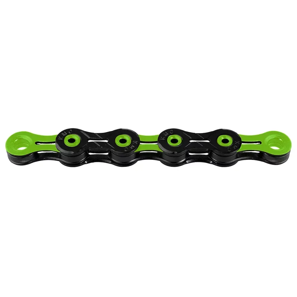 KMC DLC 11 Speed Chain Black/Green - Image 1