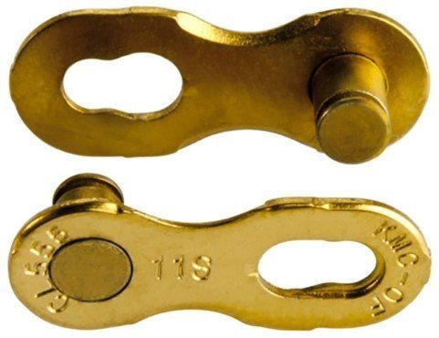 KMC 11R MissingLink 11 Speed Reusable Chain Links - Ti-N Gold