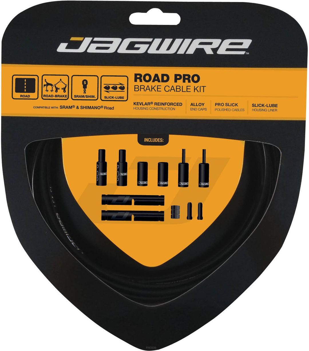 Jagwire Road Pro Brake Kit - Black - Image 1