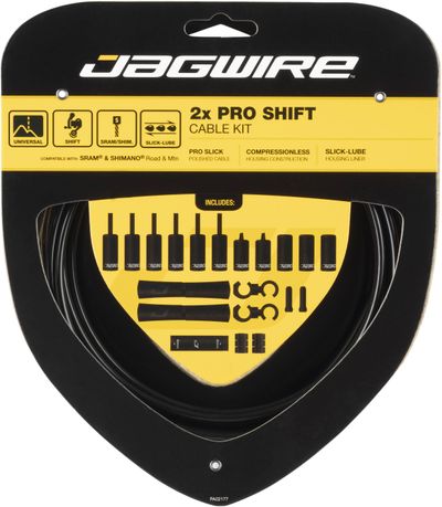 Jagwire Pro Shift Kit 2x - Black