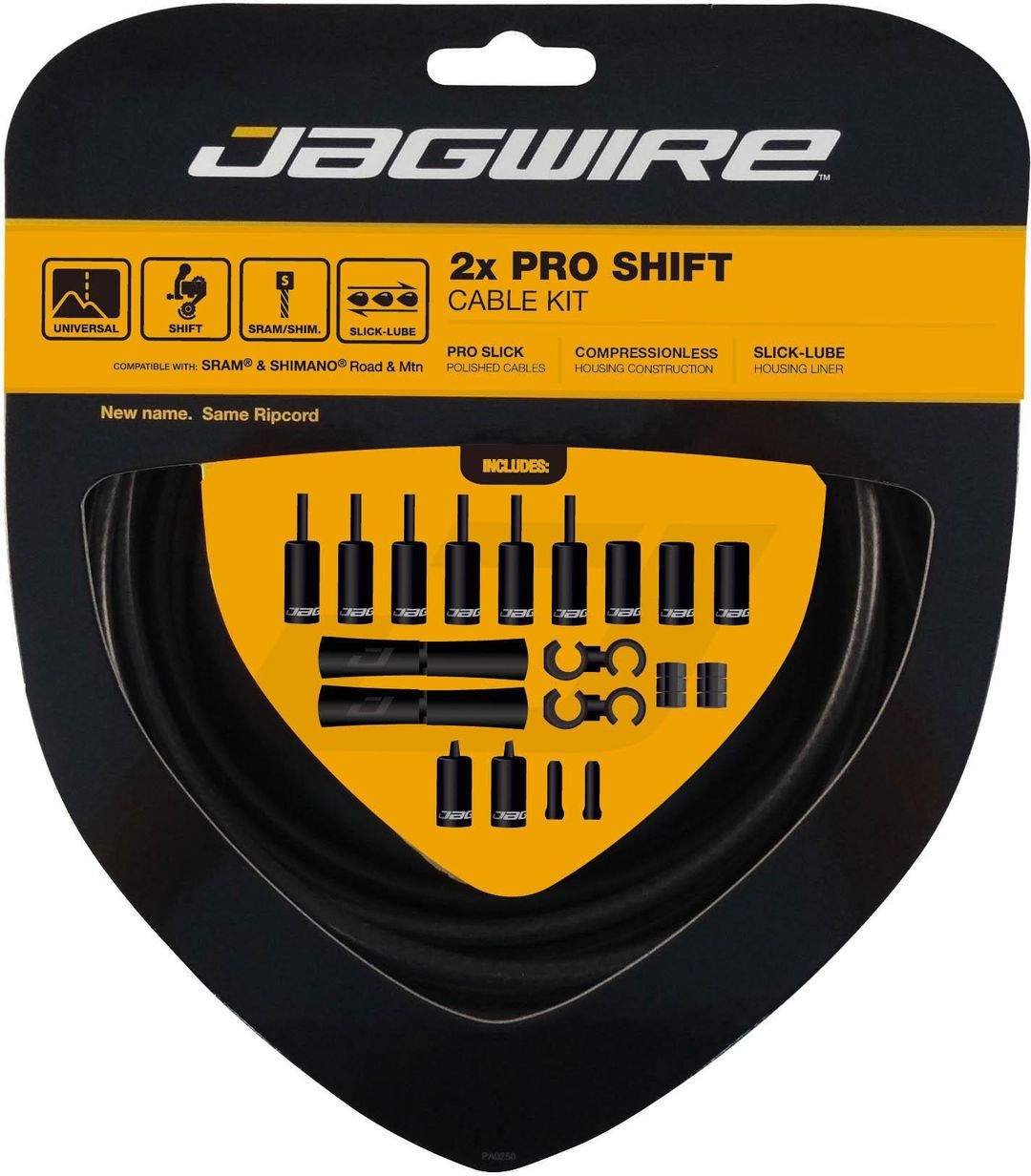 Jagwire Pro Shift Kit 2x - Stealth - Image 1
