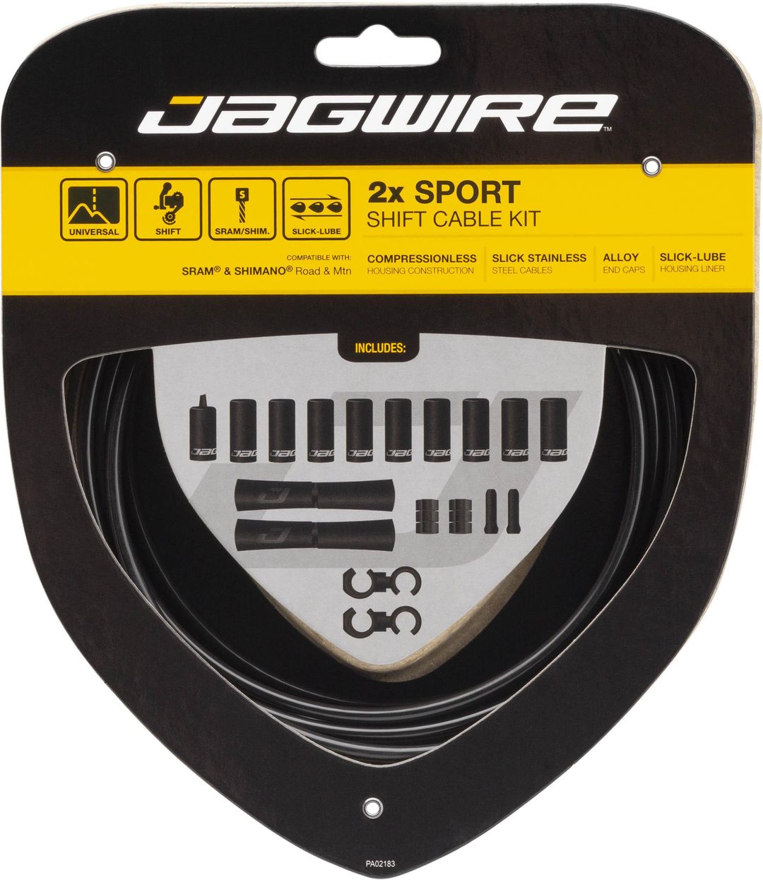 Jagwire Sport Shift Kit 2x - Image 1