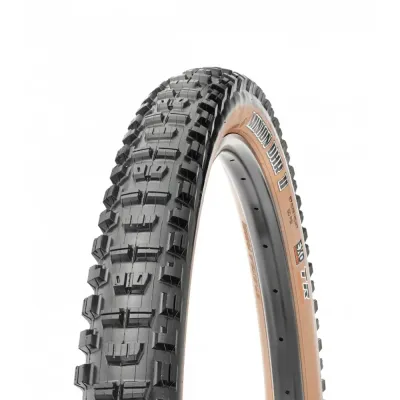 Maxxis Minion DHR II Tyre - 29 Inch2.4 InchTanwallFolding 60TPI Dual EXO TR - Thumbnail 2
